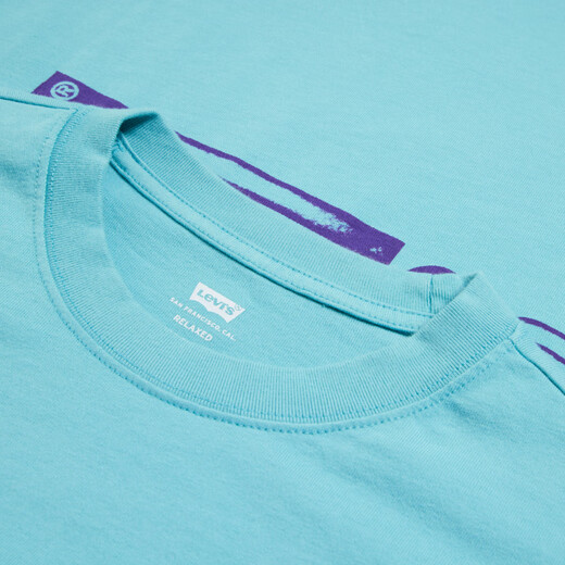 Levi's [Même modèle dans le centre commercial de shopping] T-shirt bleu à manches courtes de Levi's Men's Men's Blue M à manches courtes M