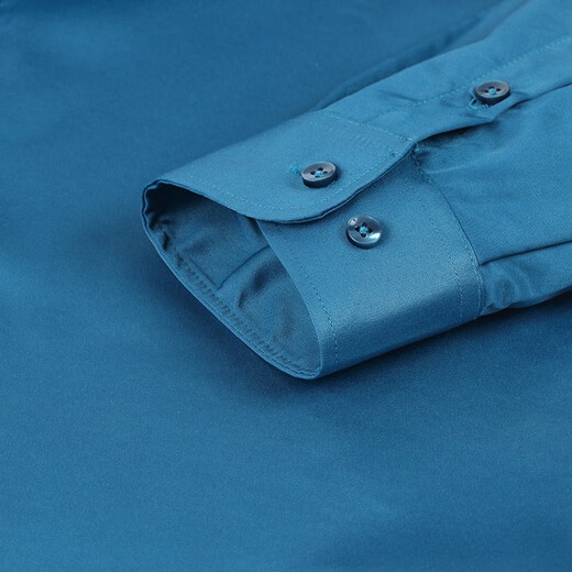 立蒙加绒加厚保暖衬衫男士商务休闲保暖衬衣秋冬中年打底衫白色41