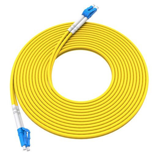 Nokoxin Telekommunikationsfaser-Glasfaser-Jumper Single-Mode-Dual-Core-Glasfaserkabel Optische Modul Data Room Verbindung Pigtzail Support Länge Benutzerdefinierte UPC-Anschluss 3 Meter LC-LC