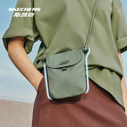 SKECHER One-Shoulder Crossbody Bag Sport Trendy Freizeit Reisependelarbeit kleine Tasche Modetrendy Mobiltelefontasche