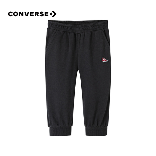 Converse Children's Trousers Autumn New Pure Cotton Girls Loose Casual Pants Medium and Big Children Elastic Boys Pants True Black 130/56 Recommended Height 116-122cm Converse Children's Trousers Autumn New Pure Cotton Girls Loose Casual Pants Medium and Big Children Elastic Boys Pants True Black 130/56 Recommended Height 116-122cm