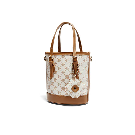 Senda Bucket Bag Women's Spring and Autumn New Shopping Mall Fashion Crossbody Bag X1477CX4 Beige F