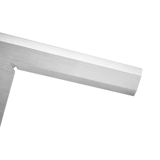 Shanggong knife-edge square ruler woodworking square stainless steel square ruler 90 degree square ruler precision level 0 square ruler 100x63mm EDl010102