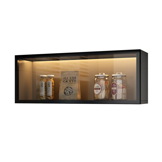 Jueyue kitchen small wall cabinet under the condiment thin section with upper opening shelf wall cabinet wall-mounted condiment length 50 depth 17 height 30 assembly without lights