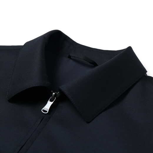 YOUNGOR Single Jacket Men's Lapel Single Jacket Fashion Business Casual Men's Top Jacket VJJK429964FQA Navy Blue L 175/96A