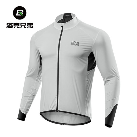 Rock Brothers Cycling Windbreaker Windproof Top Men's Long Sleeve Road Mountain Bike Outdoor Lightweight Equipment Ruohui XL