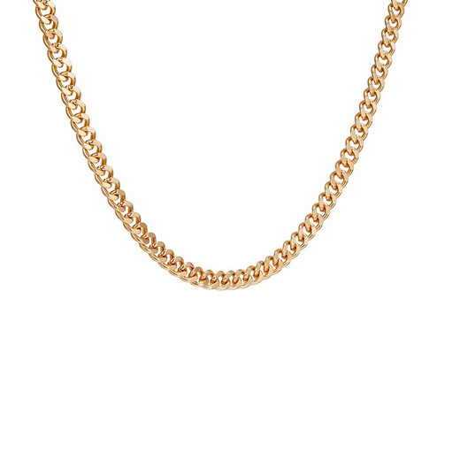 Fellala original design lock necklace for women, fashionable, simple and versatile, personalized plain chain, trendy gift for girlfriend, white