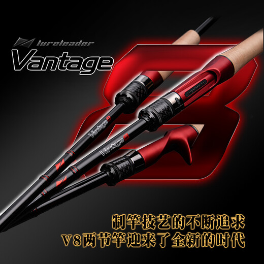 LDVEP 路亚竿V8 Vantage 直柄枪柄超轻远投竿鲈鱼翘嘴鳜鱼路亚竿 682-mhc枪柄2节(2.03m) 682m