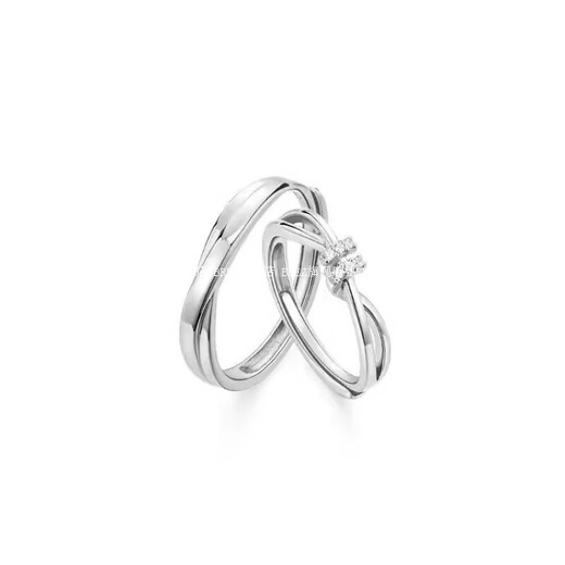 Brez Heartbeat Signal S999 Paar Ring Sterling Silber Eröffnung Verstellbarer Ringgeburtstag Valentinstag Geschenk für Jungen und Freundin 999 Herzschlag Signal Sidelight Paar Ring einstellbarer Live -Balance