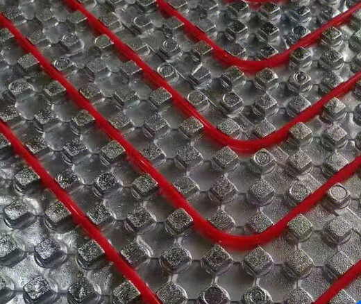 Paijuke customized dry-type backfill-free floor heating module insulation board floor heating pipe module mushroom board floor heating household full set of 20 tubes aluminum foil general density mushroom board