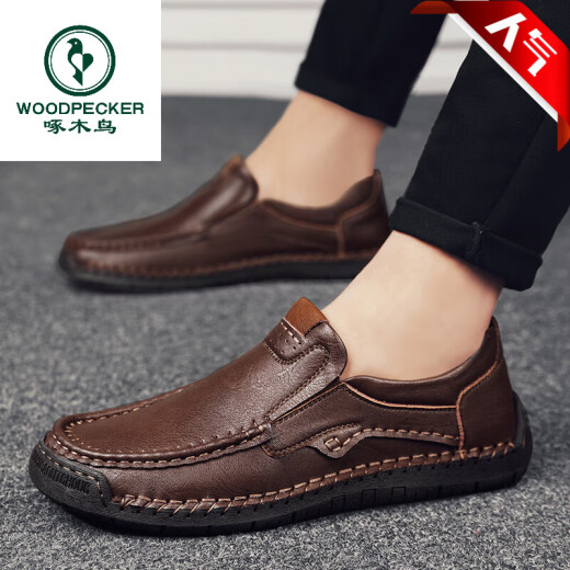 Pájaro carpintero zapatos de hombre de mediana edad de gran tamaño zapatos de papá