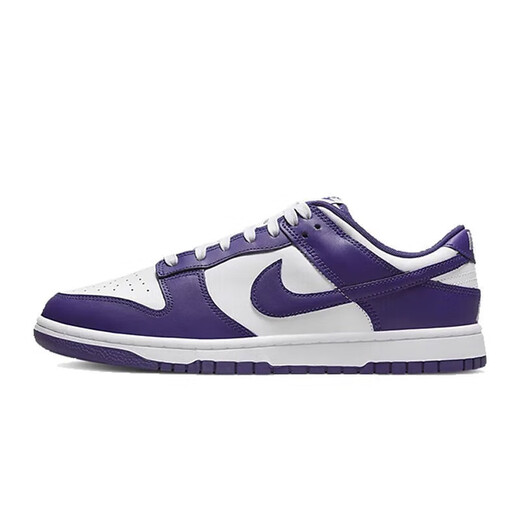 
Nike (NIKE) men's shoes autumn new Dunk Low skateboard shoes retro sneakers low top casual shoes DD1391-104 white purple 42.5