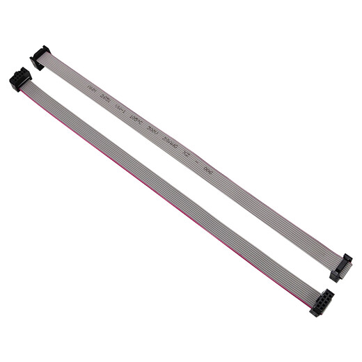 Throwing stones FC8P/10P/14P/20P/26P IDC cable, two pack, gray cable, 2.54mm spacing, 10P 50cm (two pieces)