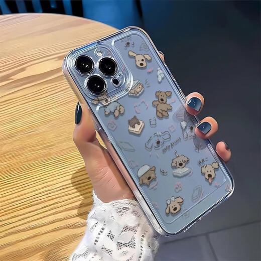 桐汝壁适用苹果15promax手机壳泡泡玛特手机套苹果16手机壳casetify手机 透明软壳JKTKKYX693玩耍小 iPhone13