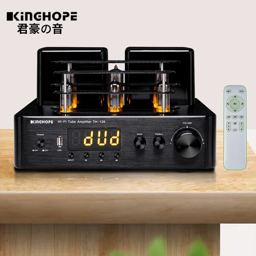 KINGHOPE君豪之音 TH-108发烧级大功率电子管胆机功放机USB蓝牙无损数字光纤同轴家用HiFi胆机 (升级6胆)TH-126胆机