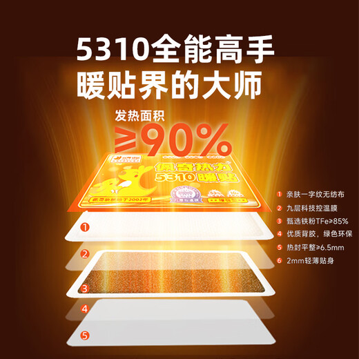 Peppa Pig Kangaroo Warm Baby Patch Enhanced Self-heating Body Warming Patch Menstrual Period Warming Patch Anti-cold Warm Waist Hot Compress Patch 50 Piece Gift Box