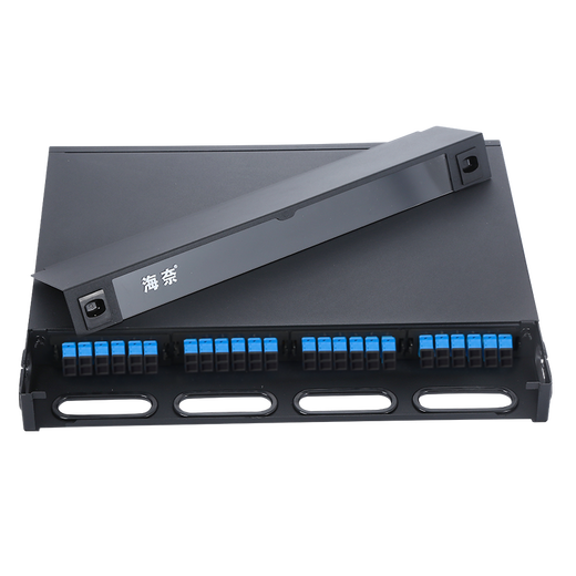 Hainii FCSCST12-Port 24-Port-Faseranschluss-Box-Verteilungsrahmen Ein-Mode-Einzel-Fit-1U-Rack-Rack 12-Kern-24-Kern-Optikkabel Fusion Fusion Liring Box Anschlussbox Dicked SC48-Core 1U Single-Mode-Einzelmodus mit Fusion Tail Faser Flansch geschlossener Typ 1 1