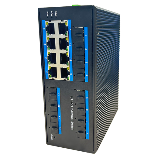 AOPRE (Opere Internet) Administración de tres capas de grado industrial 10G 10G 4 óptico 4 kilómetros 8 kilómetros 16 kilómetros Red de anillo Core Switch Transceptor de fibra óptica admite VLAN Rails Managemento de tres capas 4 0G 8 kilómetros 8 kilómetros T6888GST4-M Función POE + NO SUMINISTRO DE POPIA incluido + Suministro + incluido + incluido + Suministro + incluido +