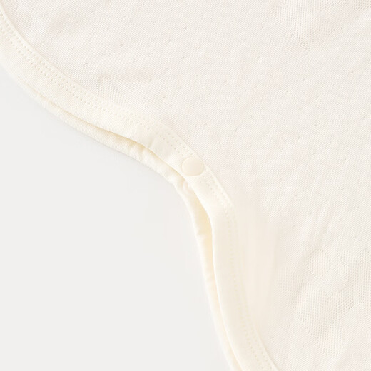 GARDEN CITY baby nightgown spring and autumn pure cotton double layer jacquard male and female baby anti-kick quilt nightgown one-piece children's long-sleeved pajamas apricot weight about 210g, 20-24 degrees can be worn alone 120cm pullover