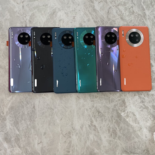 Huawei (HUAWEI) brand original, suitable for mate30pro original back cover, tempered mobile phone original 30 disassembled rear case glass, Mate30 back cover, bright black, all original brand new with frame accessories, mobile phone back cover x Huawei mate30