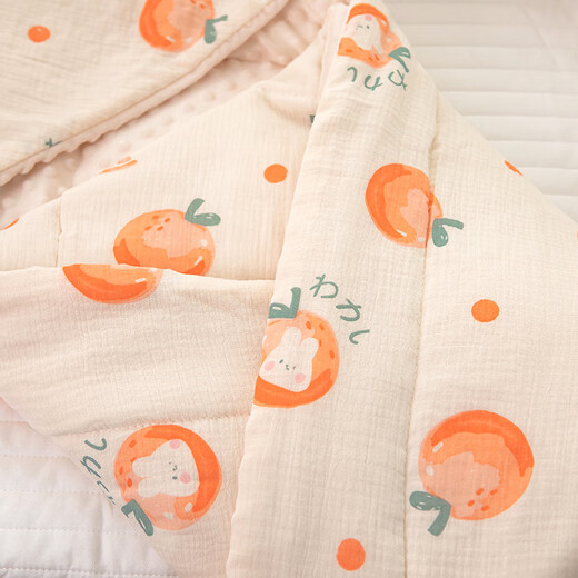 Racon100*100cm newborn baby blanket newborn blanket pure cotton autumn and winter anti-jump delivery room thickened swaddle Hug Bear-100*100cm 620g recommended 5-15 thickened