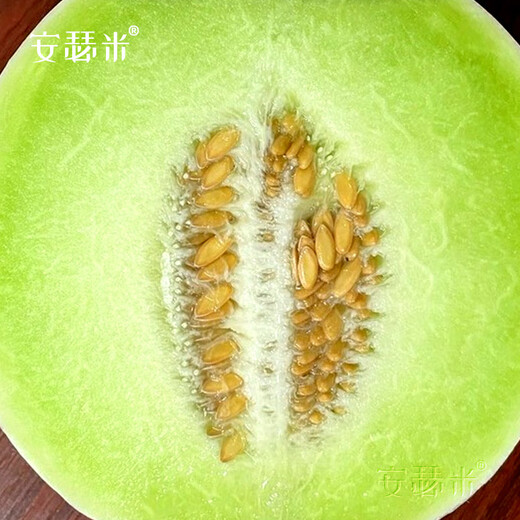 Anselmi jade mushroom ice cream melon seed seedlings Hainan honeydew melon summer and autumn Xinyugu melon seeds 30 capsules