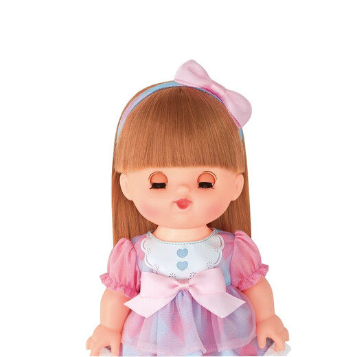 [80% new] Milu long hair sister suit 26cm children's toys girls birthday gift simulation doll play house toys 515389