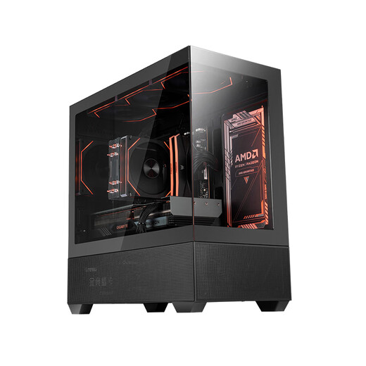 AMD Ryzen R5 9600X assembled computer RTX5060Ti/RX9060XT graphics card Delta mobile gaming desktop computer complete machine design editing drawing DIY assembly machine Configuration 1 New product R5 9500F+RTX5060 host kit