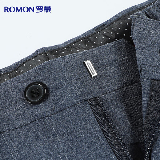 Luo Meng suit men's three-piece slim professional formal suit business groom's suit wedding dress men's suit