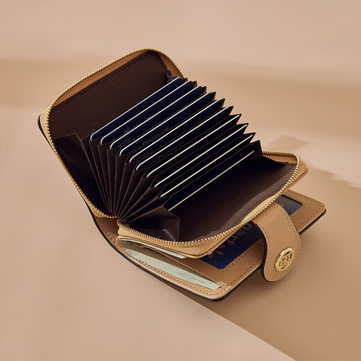 Old lady's wallet large capacity presbyopia short coin card bag money note holder clutch bag light luxury girlfriend birthday gift