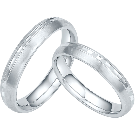 Saturday Fortune PT950 platinum ring, pampering couple, platinum pair ring, single size 13, about 1.87g, birthday gift