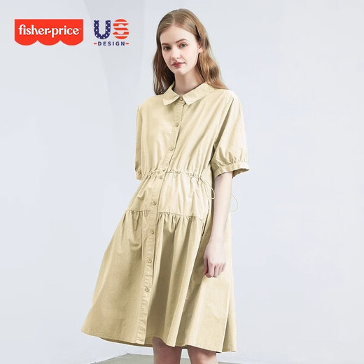 
Fisher-Price (Fisher-Price) American Fisher maternity dress spring and summer new style dress pure cotton breastfeeding clothes fashionable maternity dress women fashionable summer dress cloud blue dress M[100-120Jin[Jin equals 0.5 kg] suitable for wearing]