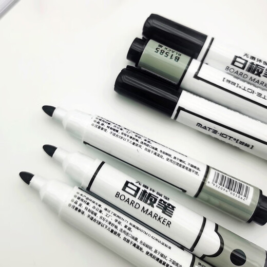 Standard européen (Mate-Ist) Facilement facilement forgé de tableau blanc stylo à base d'eau à base de conférence 10 pack B1585 noir