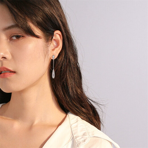 Qlady tassel drop earrings for women, light luxury, high-end earrings for women, 2025 new niche design silver needle earrings for women