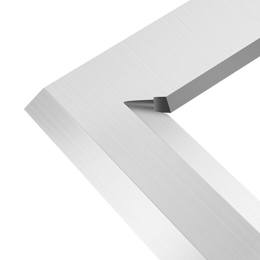 Shanggong high-precision knife edge ruler 90 degree right angle ruler level 0 100*63mm stainless steel knife edge ruler woodworking turning ruler SG052 100*63mm