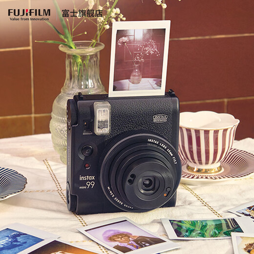 Fuji (FUJIFILM) Instax mini99 burning streamer instant camera 3-inch photo paper mini99 includes grip handle + shoulder strap + rechargeable battery + charger official standard configuration