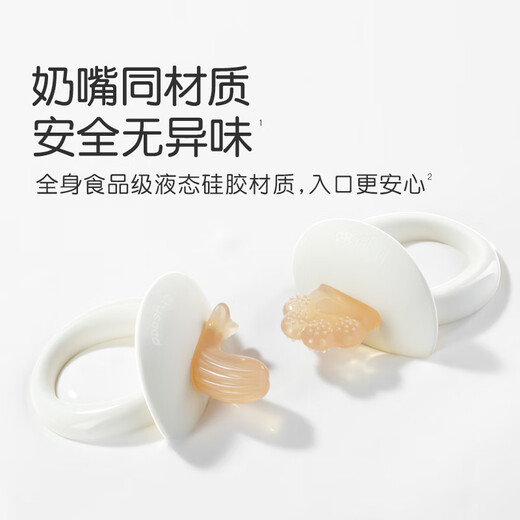 Shixi Teether Teething Stick for Baby Oral Period Teething Stick to Prevent Eating Hands 546 Months and Over Food Grade Bear Paw Style + Small Fish Style / Whole Teeth / 4+ Months + Small