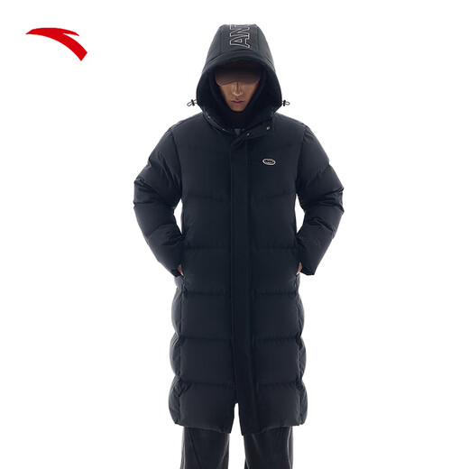 ANTA Quick Warm Down丨Long Down Jacket for Men and Women Winter New Couple Casual Warm Thickened Down Jacket