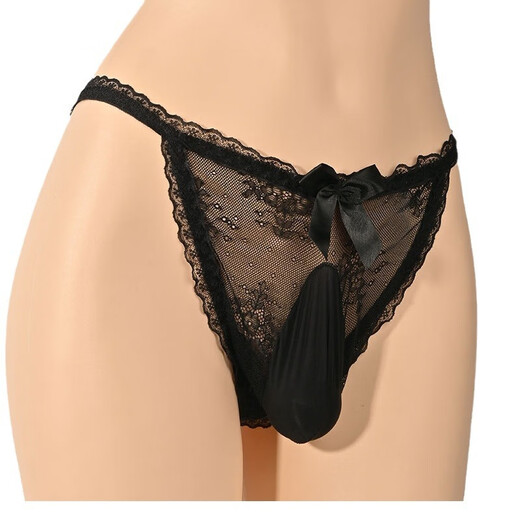 Adult products for men, men's sexy thong transparent pearl small fragrance temptation night Feitian-opening black (pearl) 80-150Jin Jin is equal to 0.5 kg