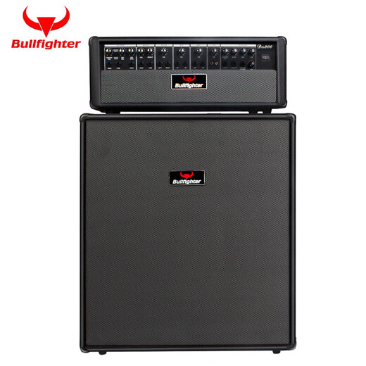 Bullfighter acoustic guitar speaker folk rechargeable playing and singing speaker live broadcast Bluetooth street singing pull rod audio high power 300W split Bluetooth upgrade