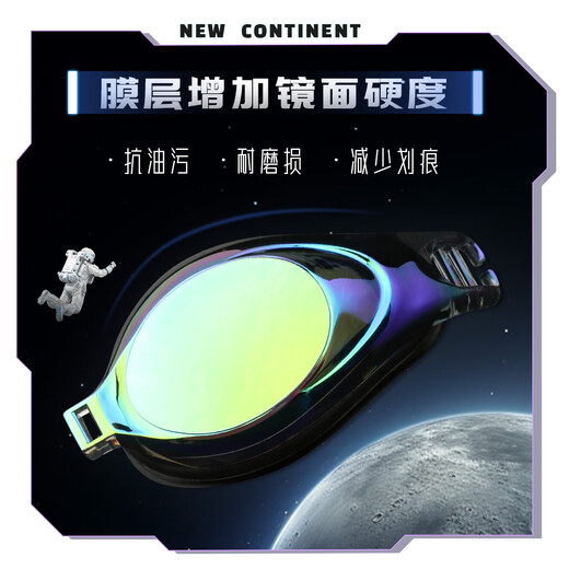 YINGFA coated myopia swimming goggles for women, waterproof, anti-fog, high-definition swimming goggles for men, large frame, customizable prescription, professional swimming goggles, black coated model - myopia swimming goggles, please note to customize the left and right eye prescription or contact customer service