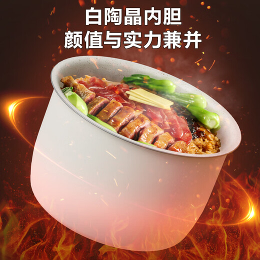 SUPOR National Subsidy Mini Electric Pressure Cooker 2.5L for One Person Open-Lid Hot Pot Household Smart Baby Porridge SY-25FC8027 Rice Cooker Pressure Cooker for 1-3 People