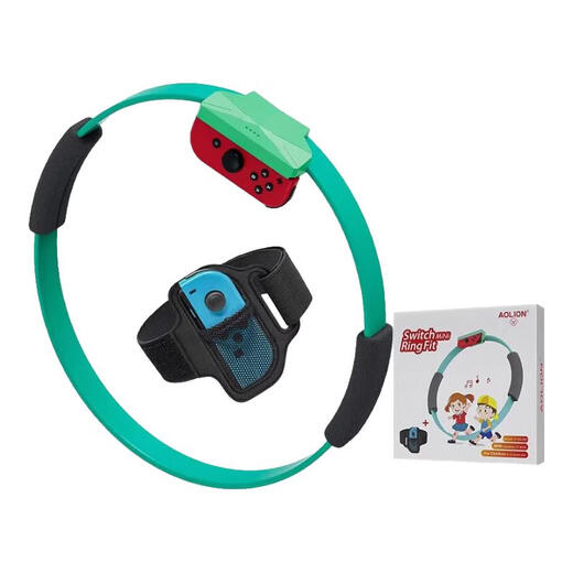 Aolion switch fitness ring children's ring adventure sports somatosensory accessories leg straps mini ns fitness Pilates ring OLED sports ring leggings switch children's fitness ring (recommended for 6-14 years old)