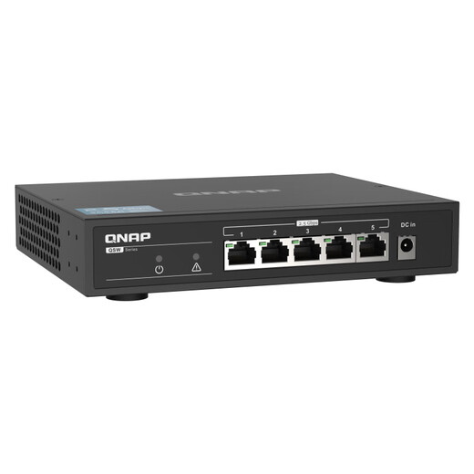 QNAP QSW-1105-5T即插即用2.5G交换机5口非网管型交换机 QSW-1105-5T