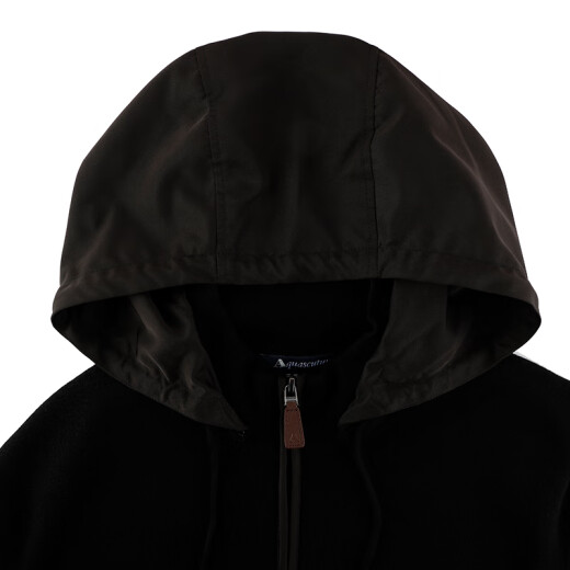 Aquascutum/Yager Lion Dandong Nuevo suéter con capucha para hombres Q4867EI091 Negro/99 L