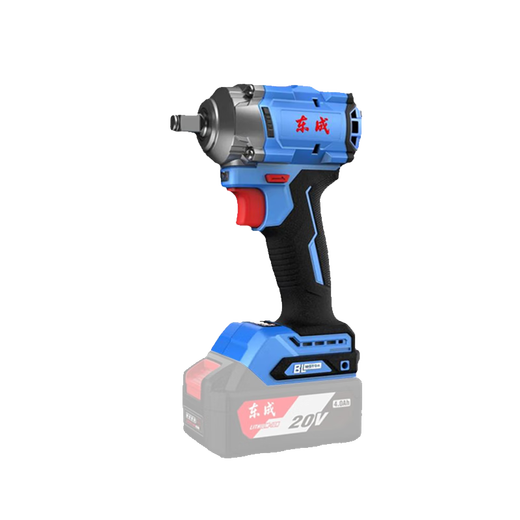 Dongcheng Electric Wrench Rechargeable Brushless Impact Wrench Lithium Battery Scaffolding Electric Wrench Auto Repair Large Torque Wind Cannon Tool 698 Single Electric [6.0AH]+Sleeve 10-piece Set