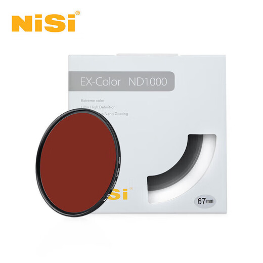 NiSi-ND-Filter, Lichtreduktionsfilter ND1000 (3,0) 10-Stufen-67-mm-Filter, Filter und Filter mittlerer Graudichte, geeignet für Canon, Nikon, Sony, Xiaomi 15ultra-Fotografie-Kit