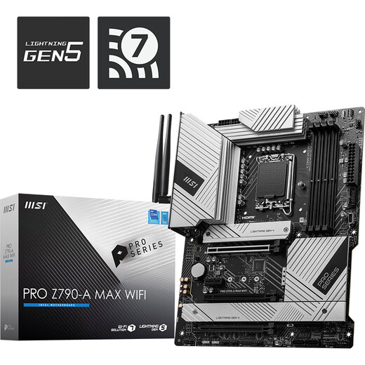 微星（MSI）B760 Z790主板 搭 英特尔 酷睿14代I5 CPU主板套装 板U套装 PRO Z790-A MAX WIFI DDR5 14600KF盒装
