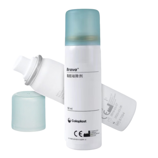 Coloplas Viscose Remover Brava12010 Стома Шасси вискозы для снятия распылительной бумаги 12010 Viscose Remover (50 мл) 1 часть