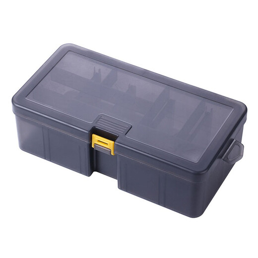 HENGJIA/Hengjia double-layer (5+6 grids) storage box, fishing gear box, multi-function box, accessories, tool box, fishing lure box, double-layer storage box (21.5*12*7cm-220g) shipped as shown